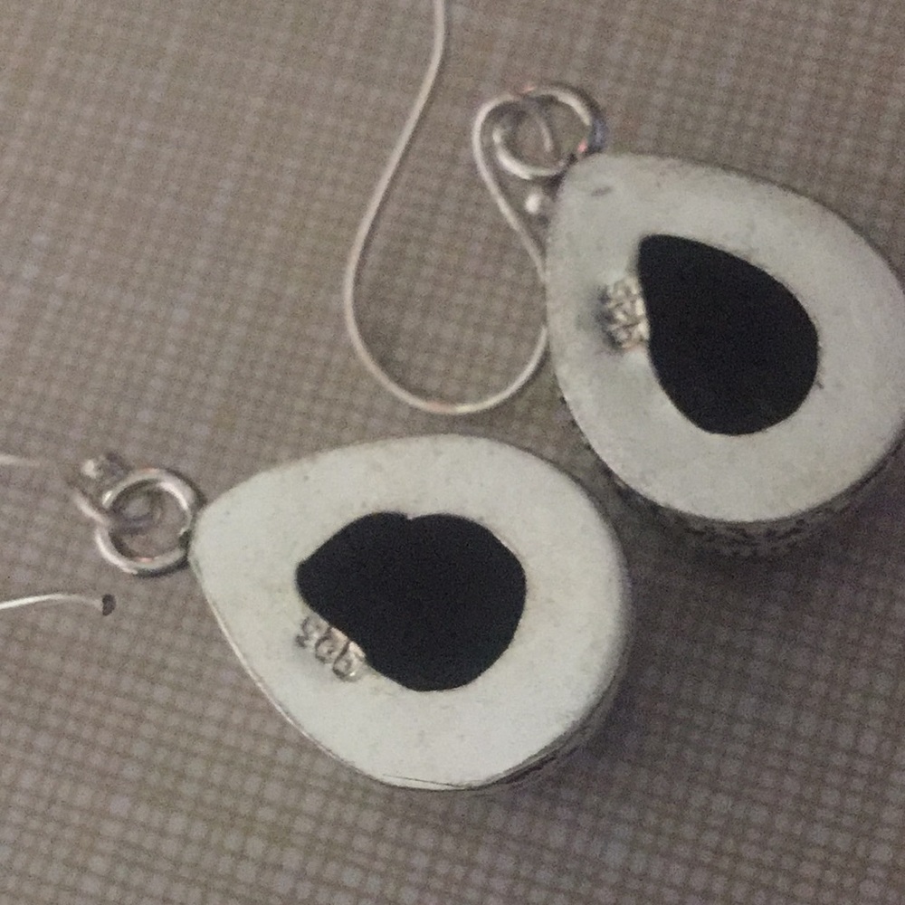 NEW beautiful Faceted Onyx Earrings - Picture 7 of 12